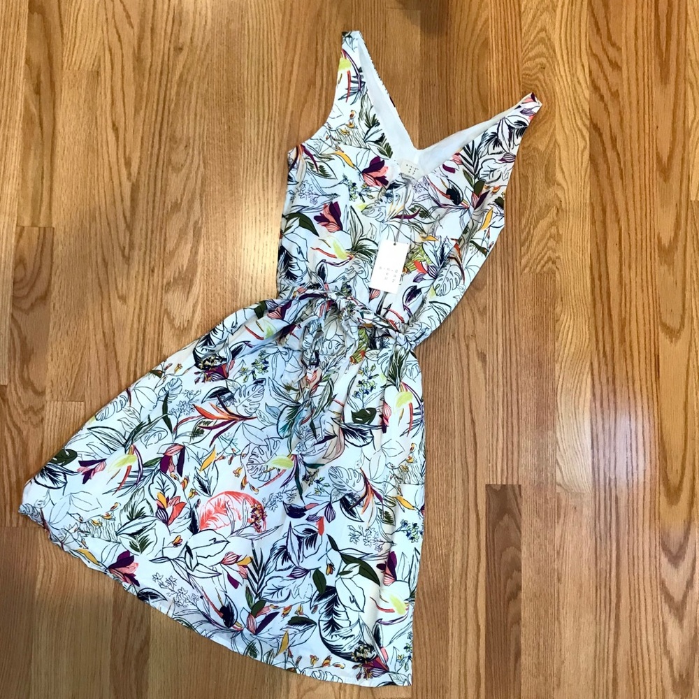 Tropical Floral Dress
